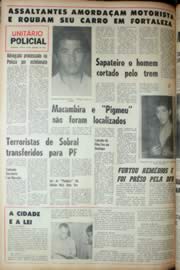 Página do jornal Unitário de setembro de 1969