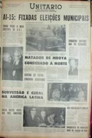 Página do jornal Unitário de setembro de 1969