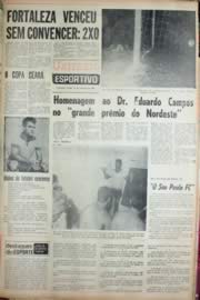 Página do jornal Unitário de setembro de 1969