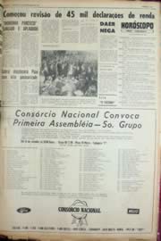 Página do jornal Unitário de setembro de 1969