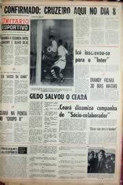 Página do jornal Unitário de setembro de 1969