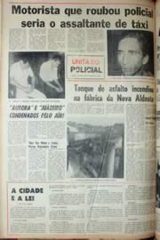Página do jornal Unitário de setembro de 1969