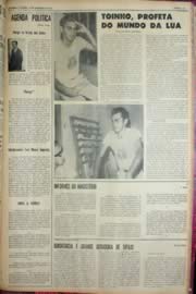 Página do jornal Unitário de setembro de 1969