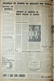 Página do jornal Unitário de setembro de 1969