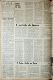 Página do jornal Unitário de setembro de 1969