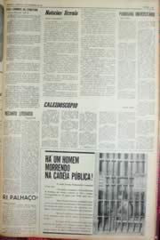 Página do jornal Unitário de setembro de 1969