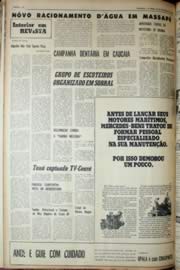 Página do jornal Unitário de setembro de 1969