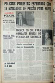 Página do jornal Unitário de setembro de 1969