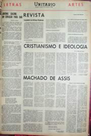 Página do jornal Unitário de setembro de 1969