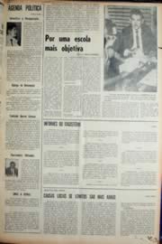 Página do jornal Unitário de outubro de 1969