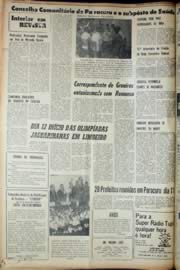 Página do jornal Unitário de outubro de 1969