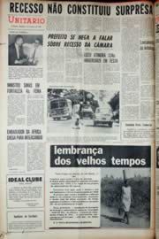 Página do jornal Unitário de outubro de 1969
