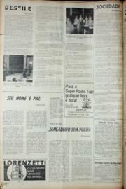 Página do jornal Unitário de outubro de 1969