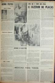Página do jornal Unitário de outubro de 1969
