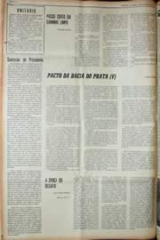 Página do jornal Unitário de outubro de 1969