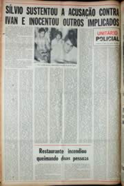 Página do jornal Unitário de outubro de 1969