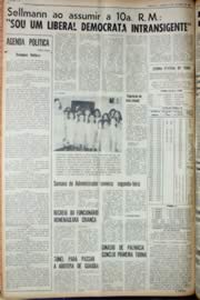 Página do jornal Unitário de outubro de 1969