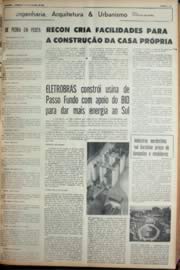 Página do jornal Unitário de outubro de 1969