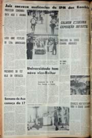 Página do jornal Unitário de outubro de 1969