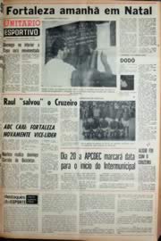 Página do jornal Unitário de outubro de 1969