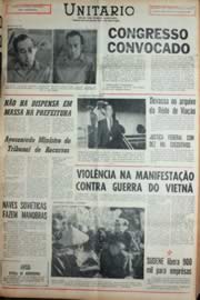 Página do jornal Unitário de outubro de 1969