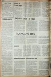 Página do jornal Unitário de outubro de 1969