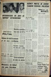 Página do jornal Unitário de outubro de 1969