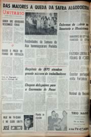 Página do jornal Unitário de outubro de 1969