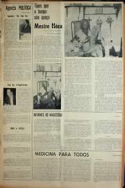 Página do jornal Unitário de outubro de 1969