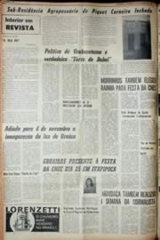 Página do jornal Unitário de outubro de 1969