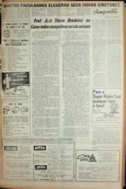 Página do jornal Unitário de outubro de 1969