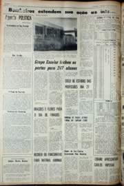 Página do jornal Unitário de outubro de 1969