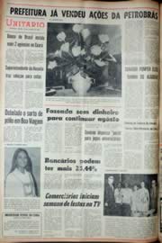 Página do jornal Unitário de outubro de 1969