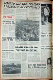 Página do jornal Unitário de outubro de 1969