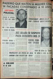 Página do jornal Unitário de outubro de 1969