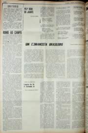 Página do jornal Unitário de novembro de 1969