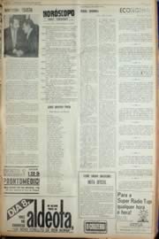 Página do jornal Unitário de novembro de 1969
