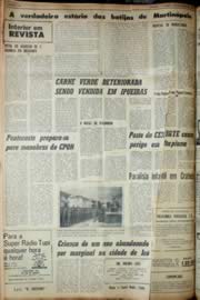 Página do jornal Unitário de novembro de 1969