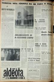 Página do jornal Unitário de novembro de 1969