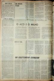 Página do jornal Unitário de novembro de 1969