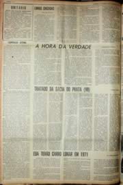 Página do jornal Unitário de novembro de 1969