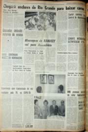 Página do jornal Unitário de novembro de 1969