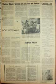 Página do jornal Unitário de novembro de 1969