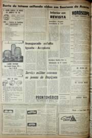 Página do jornal Unitário de novembro de 1969