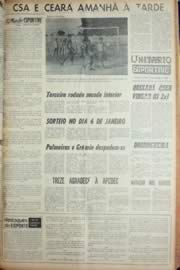 Página do jornal Unitário de novembro de 1969
