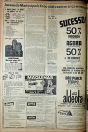 Página do jornal Unitário de novembro de 1969