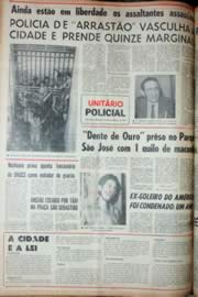 Página do jornal Unitário de novembro de 1969