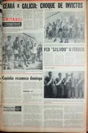 Página do jornal Unitário de novembro de 1969