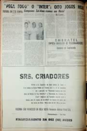Página do jornal Unitário de novembro de 1969