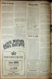 Página do jornal Unitário de novembro de 1969